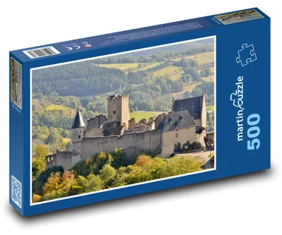 Obrázek produktu pro Puzzle 500 Lucemburk - hrad Bourscheid - martinpuzzle
