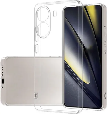 Image de Coque de protection en silicone TPU pour Xiaomi Poco X7 Pro 5G / Redmi Turbo 4, souple et transparente