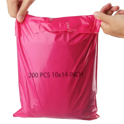 Versandtaschen 200 Stück, 25,5 x 35,5 cm, wasserdicht, selbstklebend