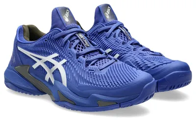 Image de Chaussures de tennis ASICS COURT FF 3 pour hommes, couleur bleu foncé/blanc, taille 44,5