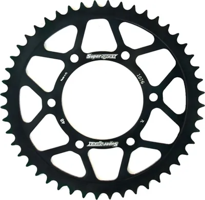 Produktbild von Stahl-Kettenrad Supersprox 420 - 48Z (schwarz) RFE-1076:48-BLK|ID 80,0 LK 100,0 6-Loch