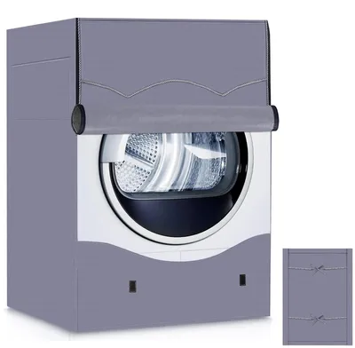 Wassmaschinenabdeckung, wasserdicht, 60 x 64 x 85 cm, grau