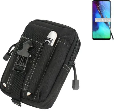 Produktbild von K-S-Trade Gürtel Tasche kompatibel mit Motorola Moto G Pro Gürteltasche Holster Schutz Hülle Handy Hülle Smartphone outdoor Handy-Hülle schwarz