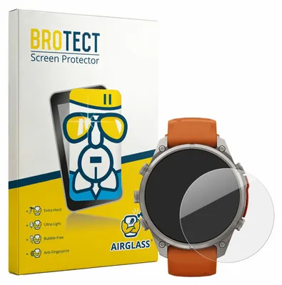 Produktbild von BROTECT Schutzglas für Garmin Fenix 9 Pro (47 mm) Schutzfolie Panzer Folie Glas Display Schutz klar