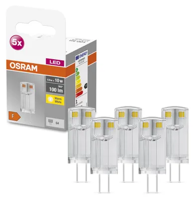 Obrázok produktu pre Osram 4058075758001 LED žiarovka Teplá biela 2700 K 0,9 W G4 F