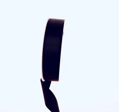 Produktbild von Taftband ohne Drahtkante - 10mm - 50m - col. 16 schwarz - 3596-10-50-16