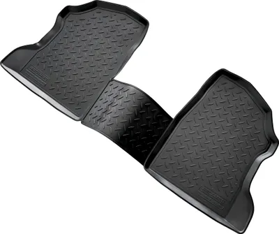 Produktbild von 3D Gummi Fussmatten hinten passend für Opel Combo C | BJ 2001-2011 | passgenau mit Rand