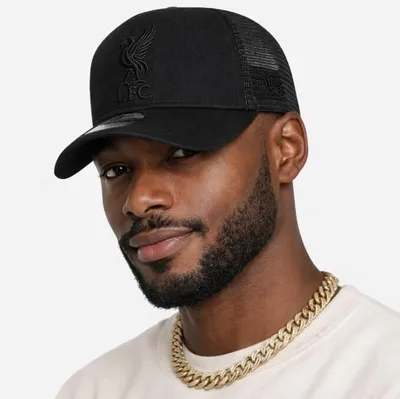 Image de New Era A-Frame Mesh Trucker Cap - FC Liverpool schwarz