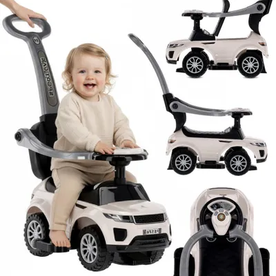 Obrázek produktu pro Posuvné auto Sportovní auto SUV Posuvná hračka od 1 roku bílá Sun Baby