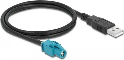 Image de DELOCK Kabel HSD Z Buchse zu USB 2.0 Typ-A Stecker 1 m prem-