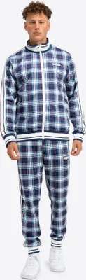 Produktbild von Herren Trainingsanzug schmale Passform WEMBELY Navy/White/Red XXL Lonsdale