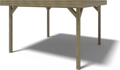Produktbild von Gartenlaube Gartenpavillon 4.04x4.04m - Impregniert
