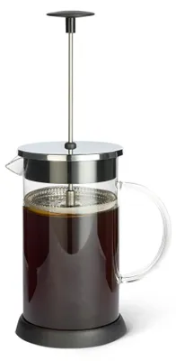 Produktbild von A. Basics French Press-Kaffeebereiter, 1 L, Borosilikatglas, Abnehmbare Spülmasc