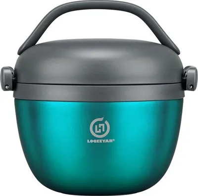 Image de Récipient isotherme 680 ml en acier inoxydable avec isolation sous vide, vert