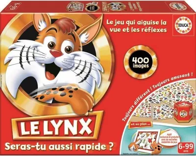Productafbeelding van Lynx 400 Bilder, familiespel, geheugenspel, reactiespel, vanaf 6 jaar, Educa