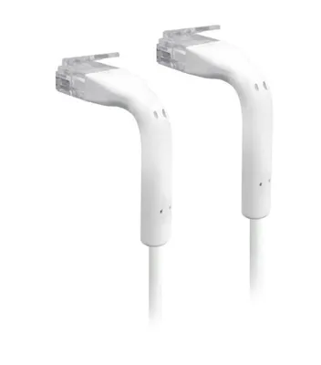 Produktbild von Patchkabel Cat6A UTP 0,5m weiß 32 AWG biegsam RJ45 Stecker