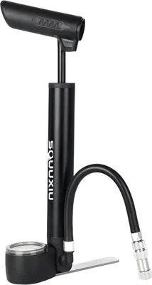 Obrázek produktu pro Přenosná hliníková vzduchová pumpa pro kolo s míčem 120PSI s měřičem tlaku pro kolo / elektrické kolo / basketbal / volejbal / fotbal MP13