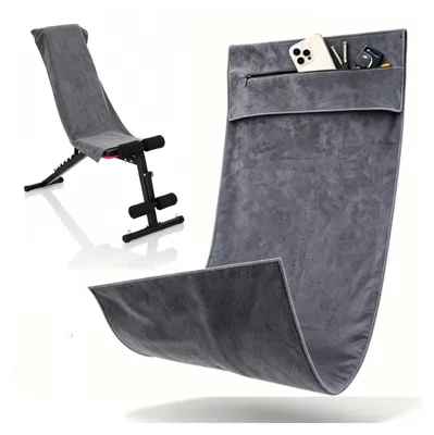 Immagine prodotto di Asciugamano sportivo in microfibra con tasca con zip, 50 x 120 cm