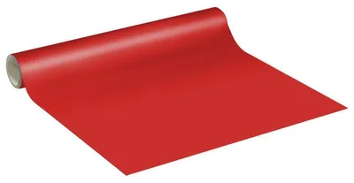 Produktbild von Wasserfeste Vinyl-Klebefolie (Meterware) – Abwaschbarer Aufkleber für Küche, Möbel, Schränke, Türen – 60 cm x 8 m – Tomatenrot