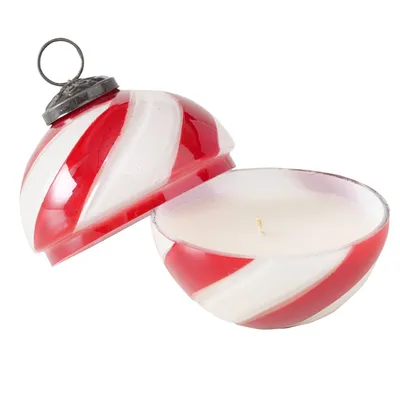 Image de Bougie en verre en forme de boule de Noël SUGIS, hauteur 10 cm