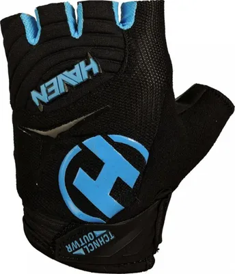 Produktbild von HAVEN Fingerlose Fahrradhandschuhe - DEMO SHORT - Schwarz/Blau L