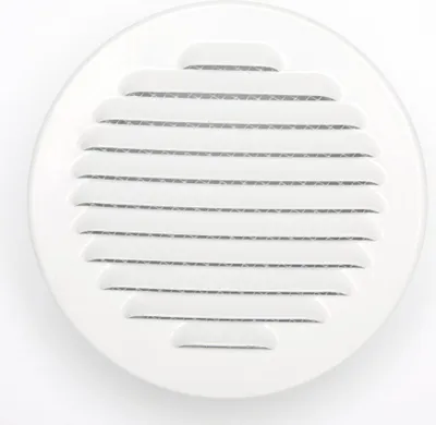 Produktbild von Lüftungsgitter aus lackiertem Aluminium, Durchmesser 11 cm