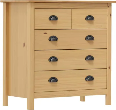Produktbild von Maison Exclusive - Sideboard Hill 79x40x80 cm Massivholz Kiefer