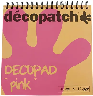 Produktbild von Décopatch Decopad, Abbildung, Pink, 48 Blätter, Universal