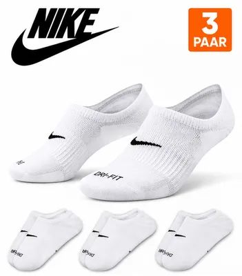 Produktbild von Nike Everyday Plus gepolstert Trainings-Footie-Socken für Damen (3 Paar), DH5463