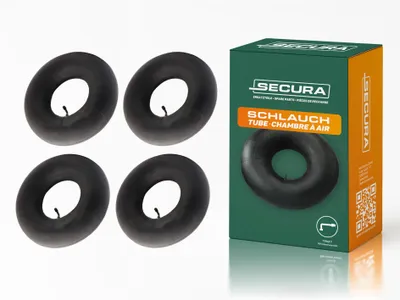 Produktbild von 4x Schlauch 13x5.00-6 | 13x6.00-6 Schläuche mit Winkelventil TR87, KI-generiertes Bild