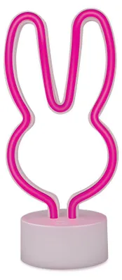 Immagine prodotto di Forever Light Neon con supporto LED BUNNY rosa USB-C10
