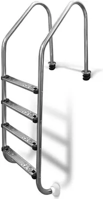 Produktbild von Pool Einbauleiter WEIT 150 cm I 4-stufig I V2A Edelstahl Leiter