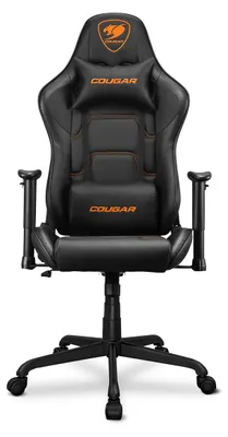 Produktbild von COUGAR Gaming Gaming-Stuhl Armor Elite, Schwarz, Universal-Gamingstuhl, 120 kg, Gepolsterter Sitz, Gepolsterte Rückenlehne, Universal, Schwarz
