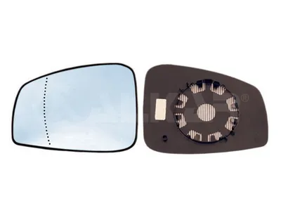 Produktbild von ALKAR Spiegelglas Außenspiegel Links für RENAULT LAGUNA III Grandtour (KT0/1) Blau Getönt Asphärisch 6461231