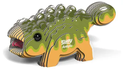 Produktbild von Eugy 3D Puzzle Ankylosaurus - Dinosaurier Bastelspielzeug Karton