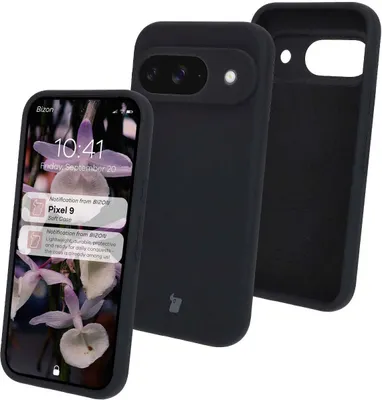 Produktbild von Bizon Soft Case für Google Pixel 9, Schwarz
