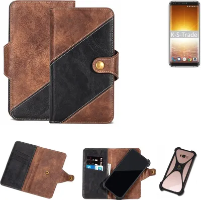 Produktbild von K-S-Trade Handy Hülle Schutz Hülle Schutzhülle Bookstyle Case kompatibel mit Energizer P600S Handy Cover Hülle Schutztasche 1x