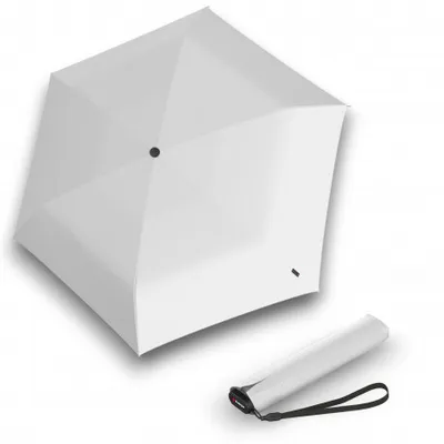 Zdjęcie produktu dla Knirps KNIRPS US.050 White - lekki damski składany parasol płaski