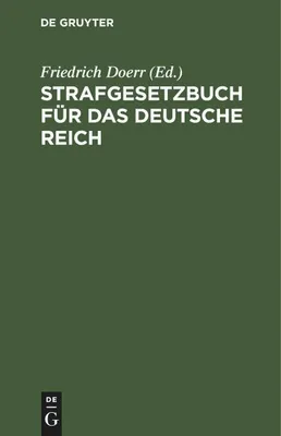 Produktbild von Strafgesetzbuch für das Deutsche Reich