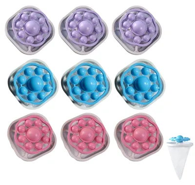 Produktbild von 9 Stücke Filterbälle Waschmaschine, Fusselfänger Waschmaschine, Wiederverwendbar, für Alle Waschmaschinenmodelle, zum Auffangen Von Haar Und Haustierflusen
