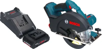 Produktbild von Bosch GKM 18V-50 Professional Akku Metall Handkreissäge 18 V 136 mm Brushless + 1x ProCORE Akku 4,0 Ah + Ladegerät