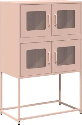 Obrázok produktu pre Highboard Pink 68x39x107 cm Oceľ
