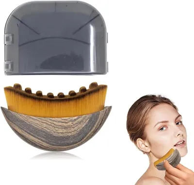 Imagen del producto de Cepillo facial linfático ultra suave, portátil, para drenaje linfático y masaje facial