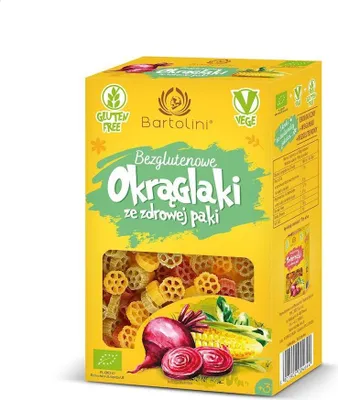 Obrázok produktu pre CESTOVINY (KUKURIČNÍK SO SUŠENOU ZELENINOU) PRE DETI BEZLEPKOVÉokrúhlice 250g - BARTOLINI