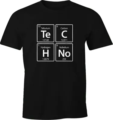 Produktbild von Herren T-Shirt Spruch Logo Techno Fun-Shirt Party Festival Techno Rave Oberteil Moonworks® schwarz M