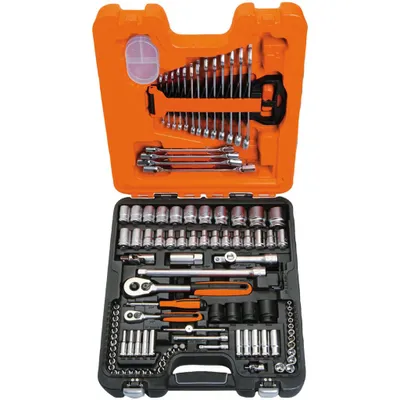 Produktbild von BAHCO Steckschlüsselsatz 1/4" und 1/2" 108-teilig S108
