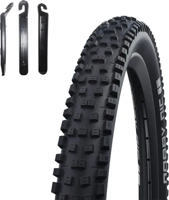 Produktbild von 1 x Schwalbe Nobby Nic Addix Performance E-50 Fahrradreifen Fahrradmantel 57-622 ( 29 x 2,25 ) inkl. 3 Reifenheber