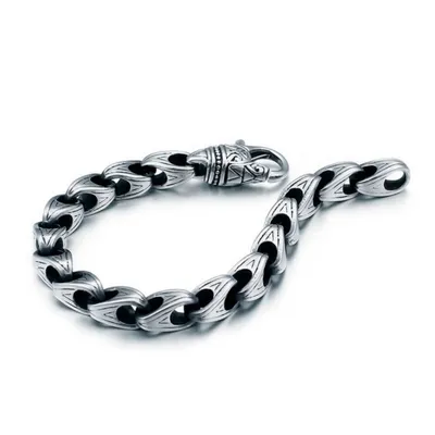 Produktbild von Edelstahl Armband LORD 21 cm / Silber
