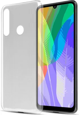 Immagine prodotto di Cadorabo cover per Huawei Y6P cover protettiva in TPU naturale custodia in silicone cover case