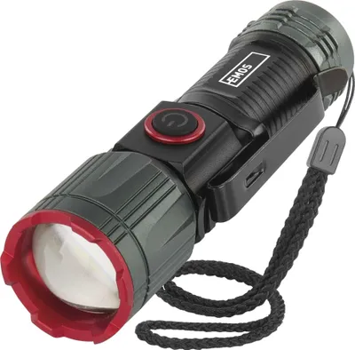 LED nabíjecí kovová svítilna 300 lm, 700 mAh
